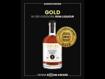 We won at the rum exhibition “VIENNA RUM FESTIVAL 2022”